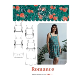 'Romance' kjole og top symønster fra Lise Tailor