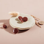 'Dotty Chestnut 20 mm.' øjeknap