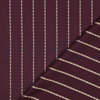 Bordeaux bomuldsjacquard med blomster