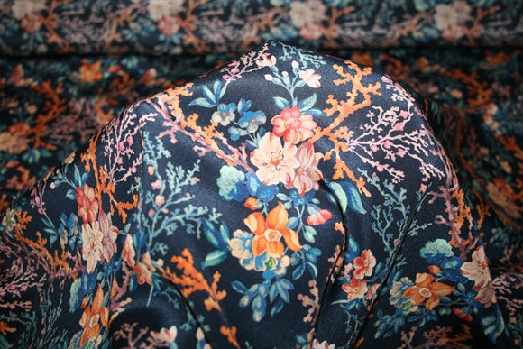 'Coral Meadow' Liberty Silke