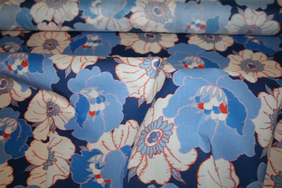 'Ikat Anemone' Liberty Bomuld