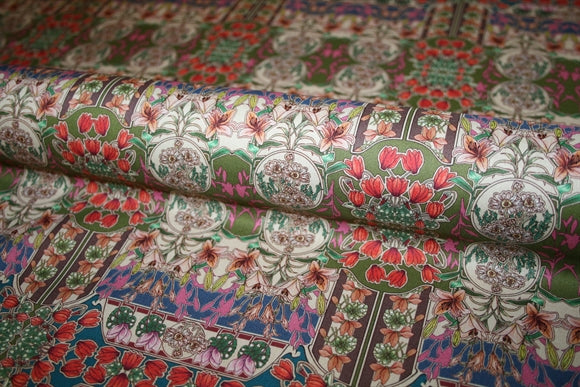 'Flower Fete' Liberty Bomuld