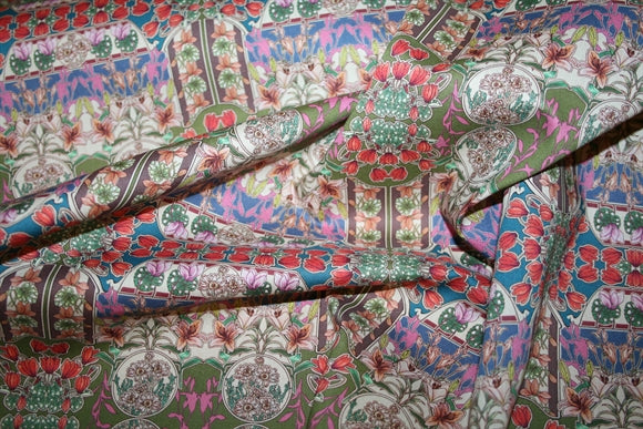 'Flower Fete' Liberty Bomuld