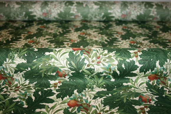 'Athos Green' Liberty bomuld