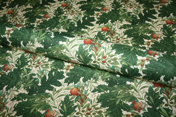 'Athos Green' Liberty bomuld