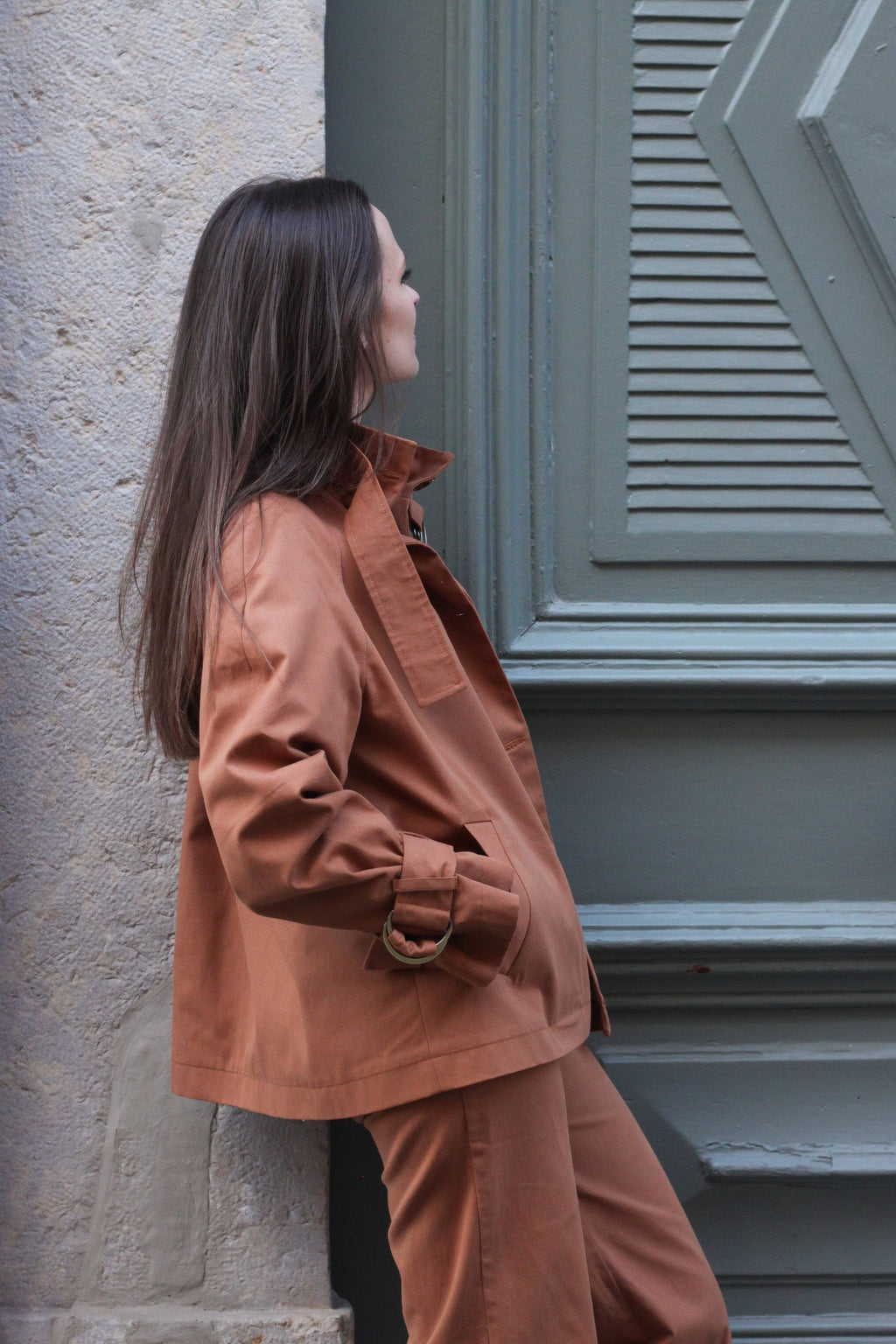 Luce - symønster til trenchcoat (str. 34-52) | Cha’ coud