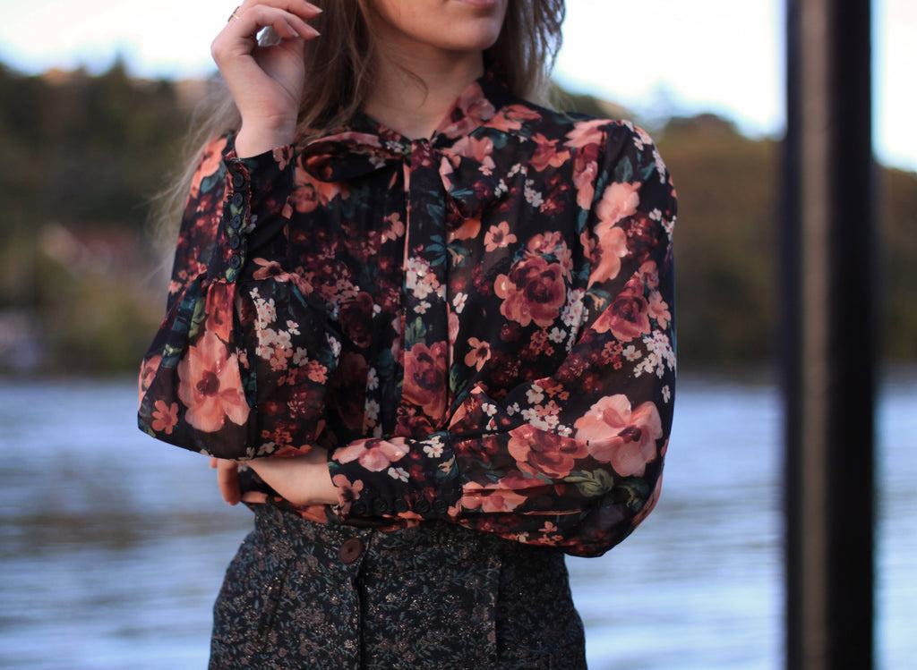 Arielle - bluse symønster (str. 34-52) | Cha’ coud