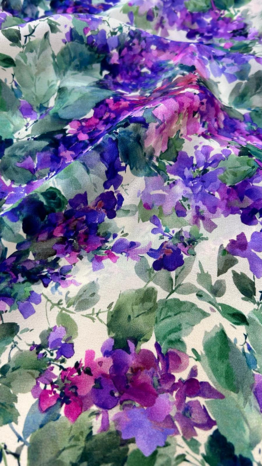 'Giardino Viola' Silke & Viskose