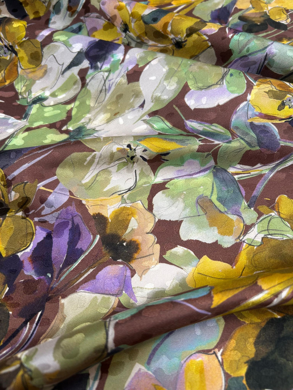Fiorenza – italiensk silkejacquard med blomster