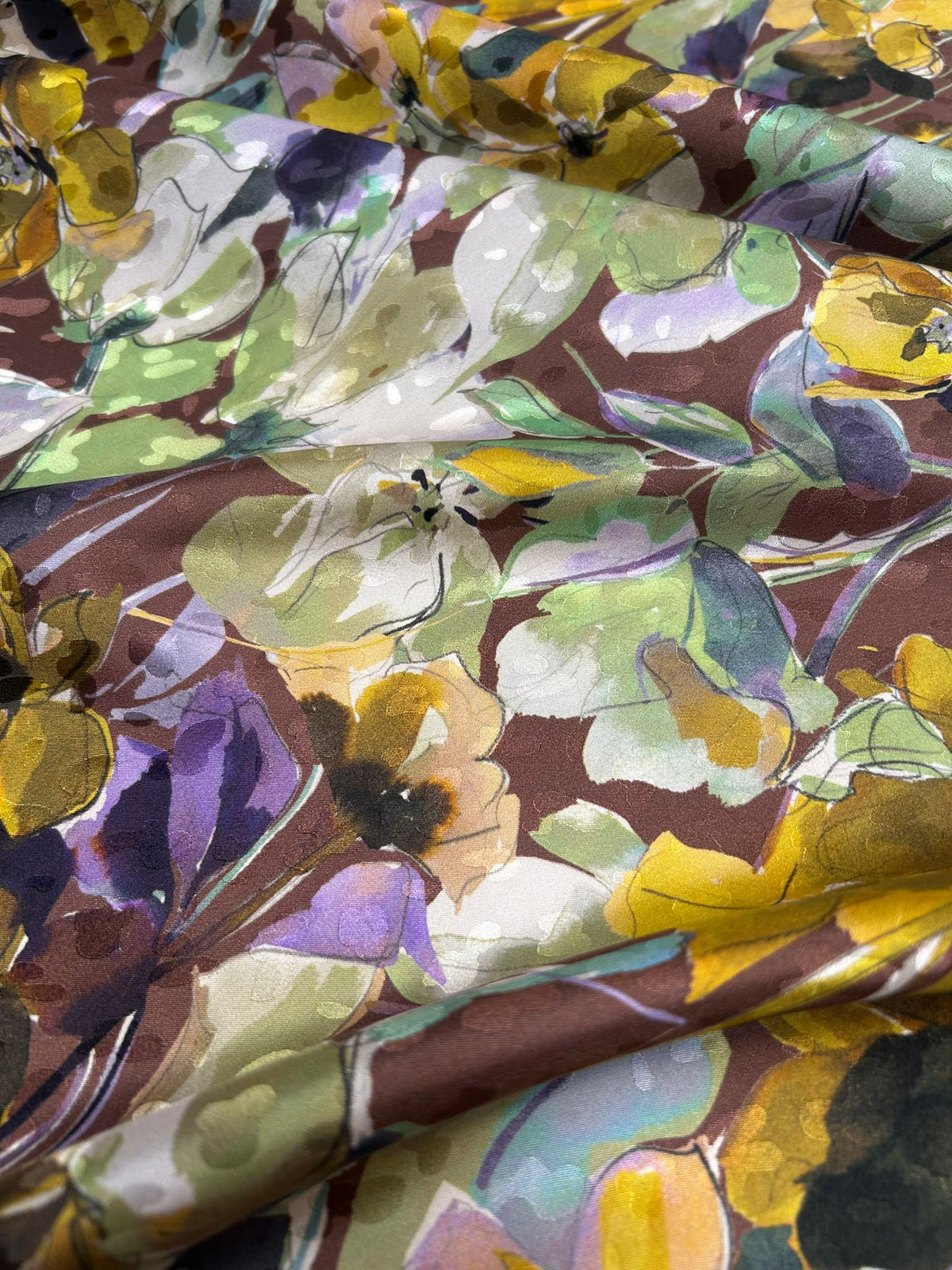 Fiorenza – italiensk silkejacquard med blomster