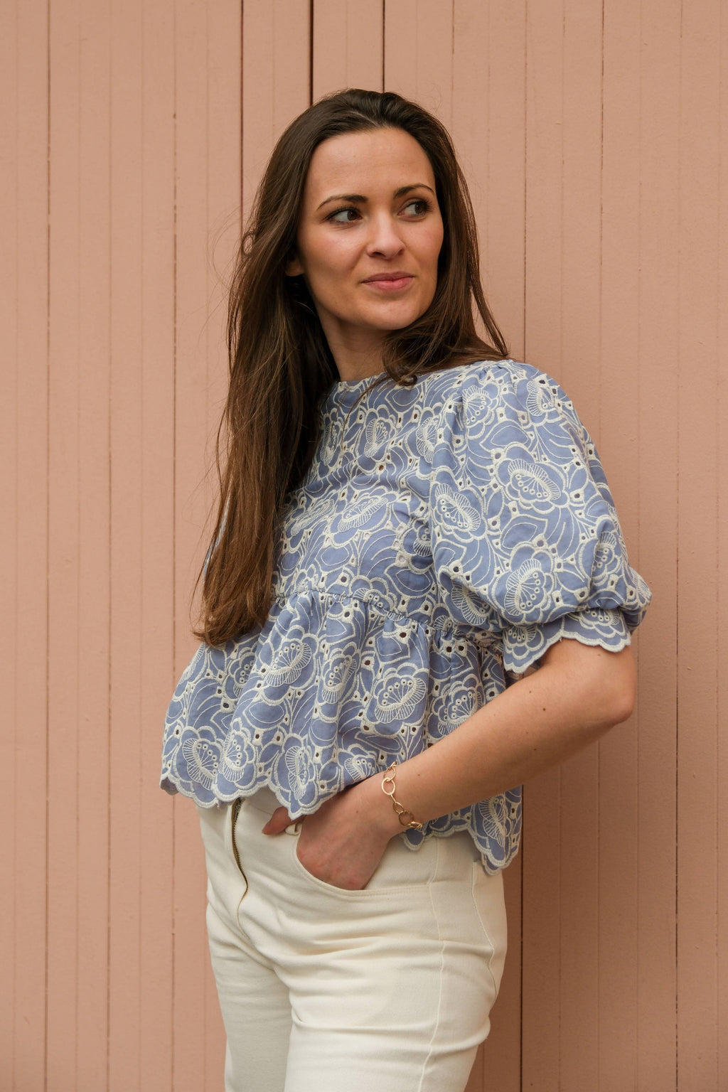 Ellie – symønster til bluse (str. 34–52) | Cha’ coud