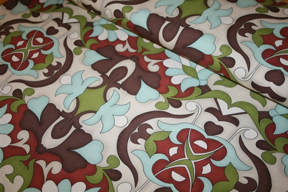 'Fiori Retro' Viscose
