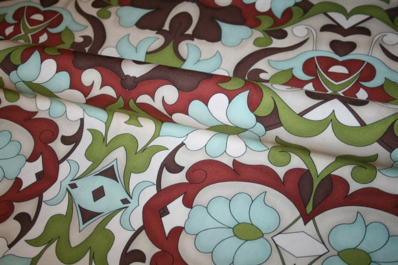 'Fiori Retro' Viscose