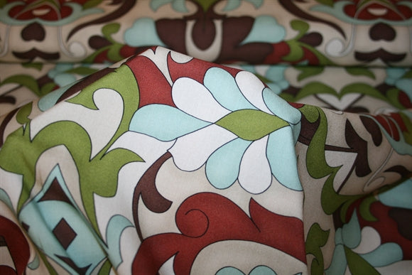'Fiori Retro' Viscose