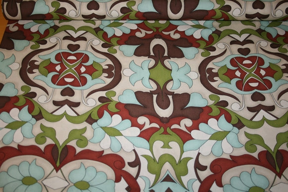 'Fiori Retro' Viscose