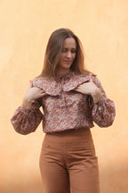 'Valentine' bluse symønster (str. 34-52)