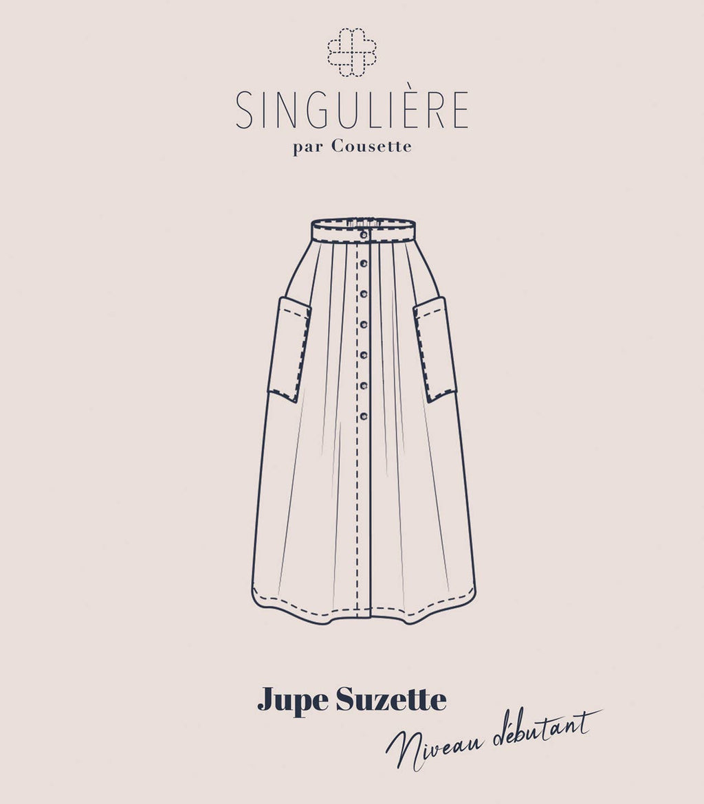 Suzette - symønster til nederdel (str. 34-50) | Cousette