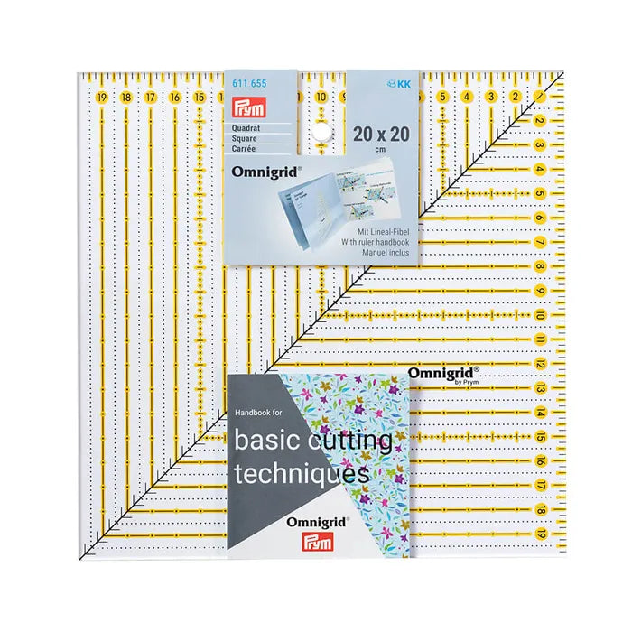 Patchworklineal omnigrid – 20 × 20 cm