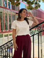Stella - broderie anglaise i 100% bomuld
