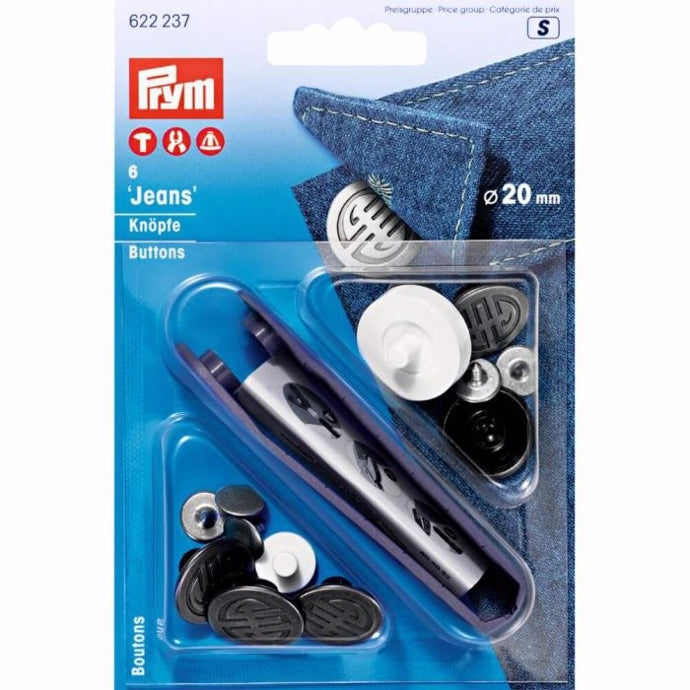 Jeans knapper 20 mm. (AS)