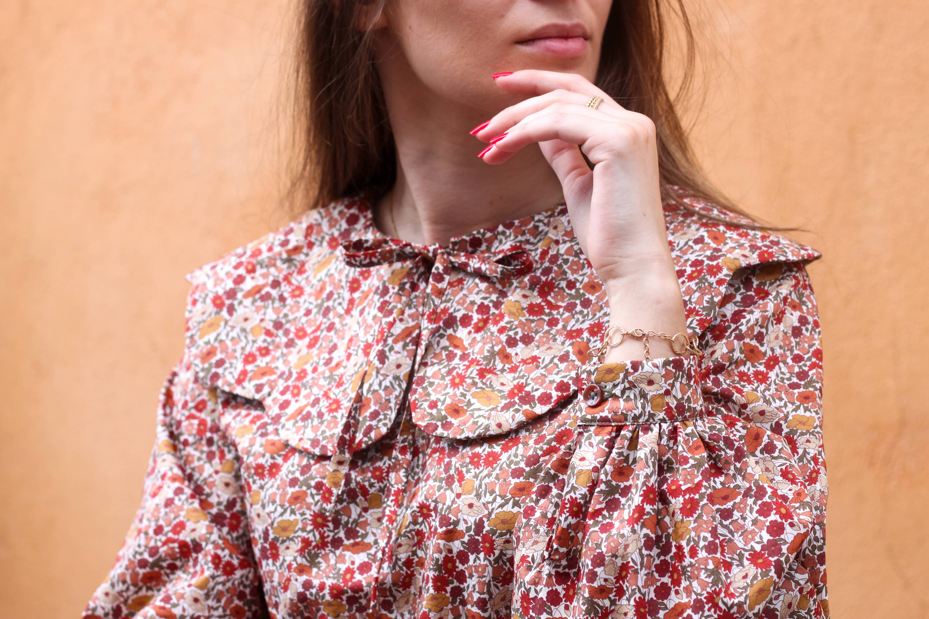 'Valentine' bluse symønster (str. 34-52)