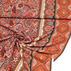 Paisley Bordo - viskose stof