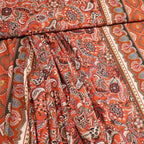 Paisley Bordo - viskose stof