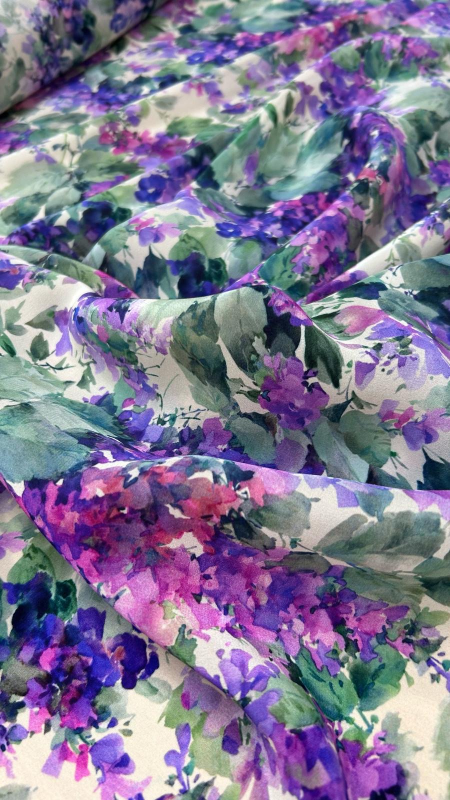 'Giardino Viola' Silke & Viskose