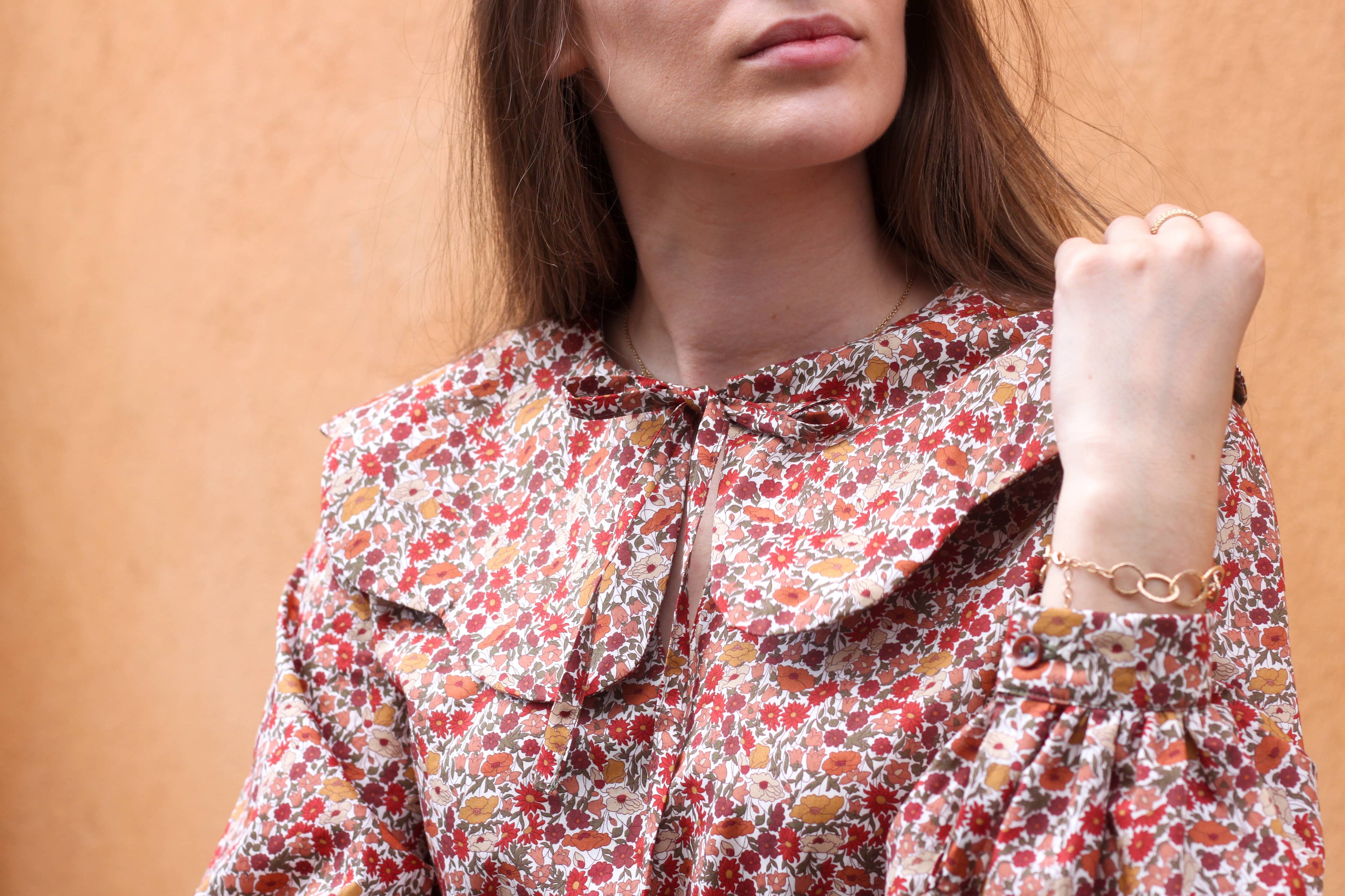 'Valentine' bluse symønster (str. 34-52)