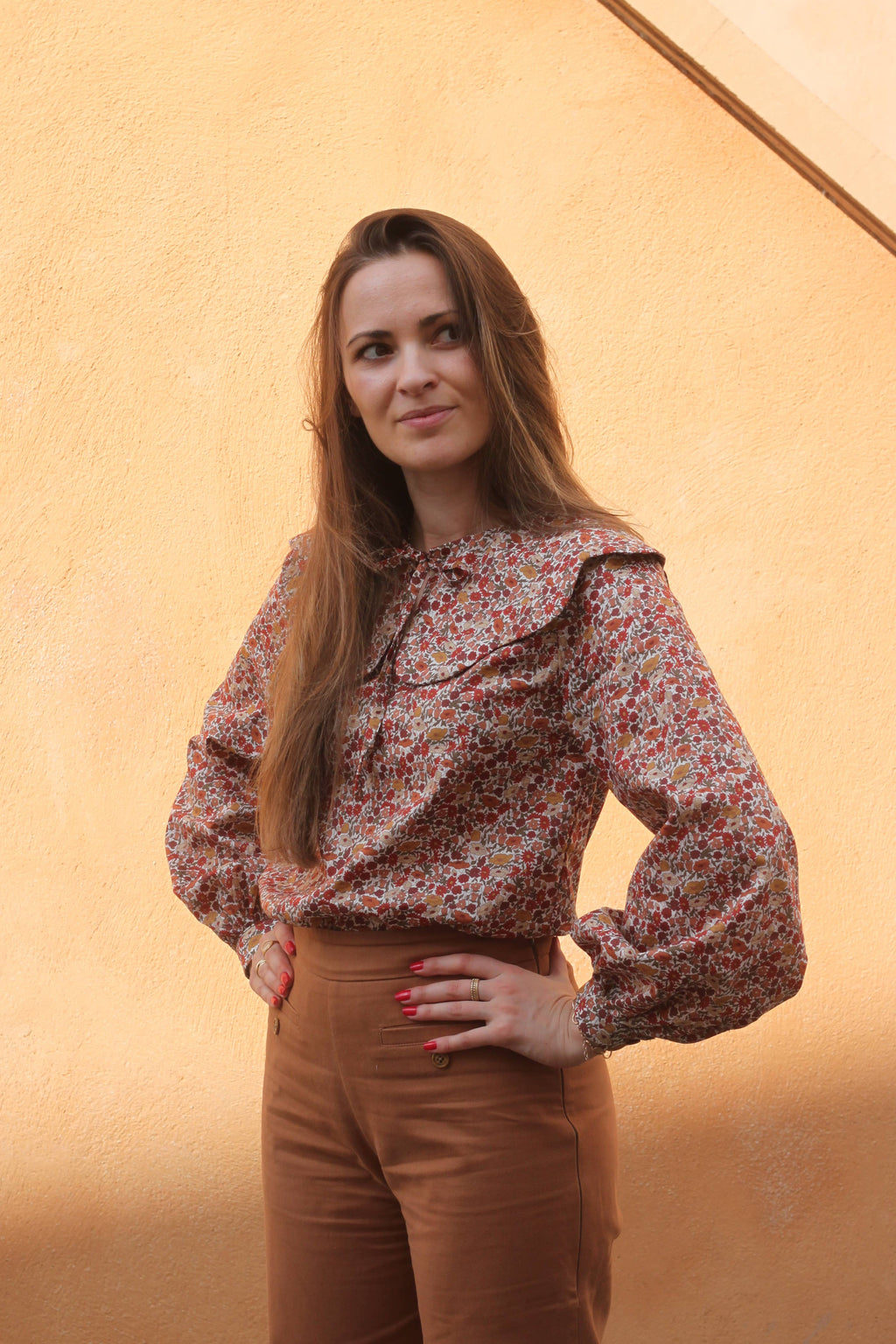 'Valentine' bluse symønster (str. 34-52)