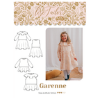 'Garenne Petite' bluse & kjole symønster (str. 2-12 år)