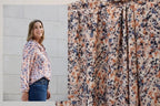 'Pink Flower' Viscose