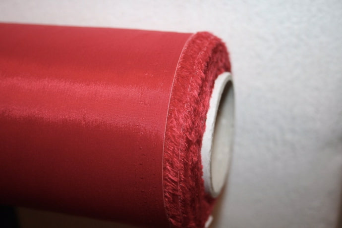 Rødt elastisk cupro foer (70 gram/m²) | Bemberg