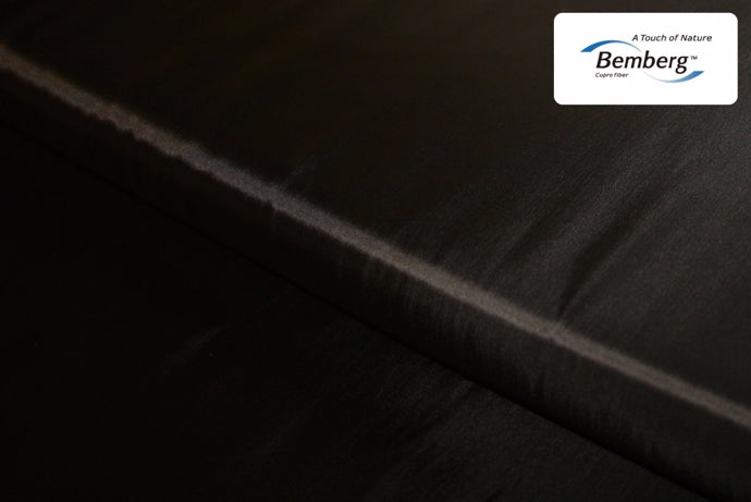 Sort cupro foer (58 gram/m²) | Bemberg