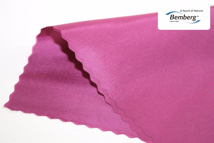 Magenta cupro foer (58 gram/m²) | Bemberg
