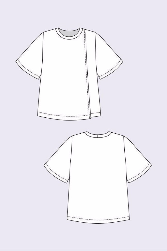 'Anneli' kjole og t-shirt symønster