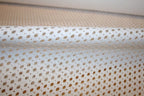 1,45 m. hvid guipure blonde
