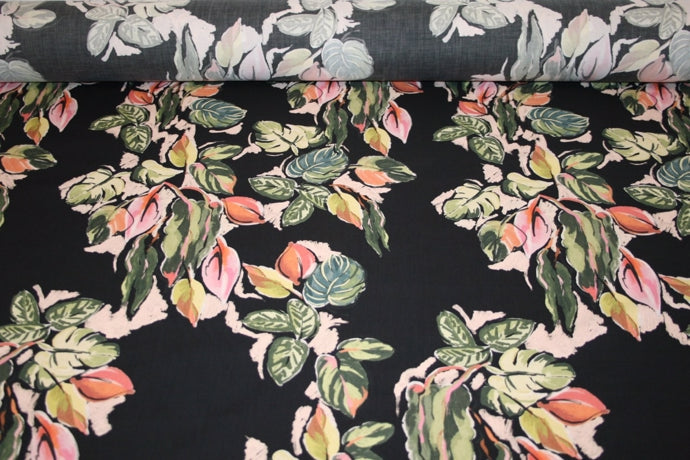 2 m. blomstret bomuld