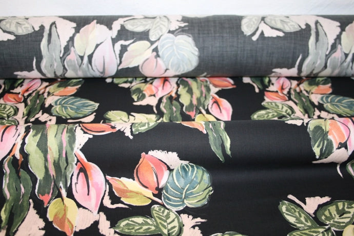 2 m. blomstret bomuld