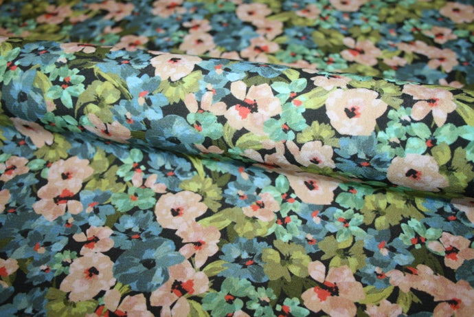 'Selma' Viscose crepe