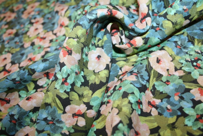 'Selma' Viscose crepe
