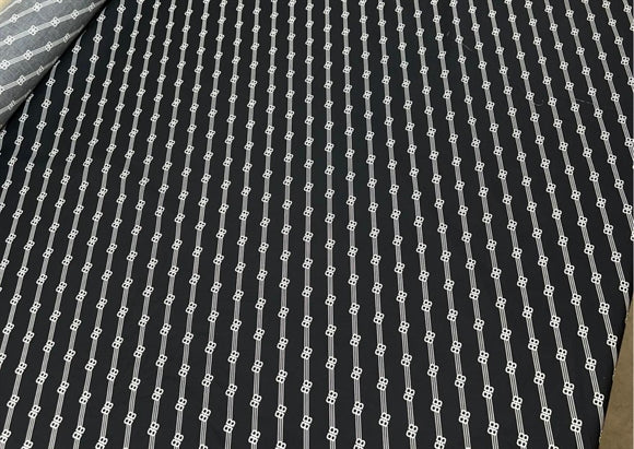 'Noir BB' Bomuld Poplin