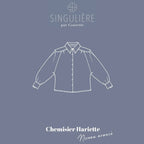Hariette - symønster til skjortebluse (str. XS-XXXL) | Cousette