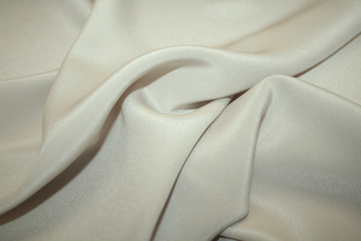 Crepe Beige - 100% silke
