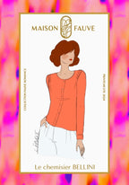 Bellini - symønster til bluse & top (str. 32-54) | Maison Fauve