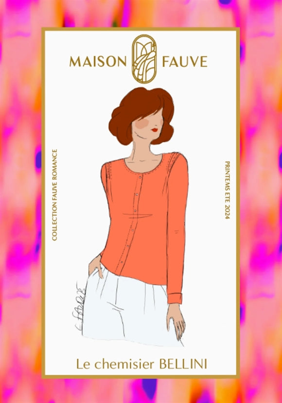 Bellini - symønster til bluse & top (str. 32-54) | Maison Fauve