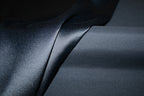 'Satin Stretch Navy' Bomuld