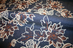 'Flowers Embroidery Denim' Bomuld