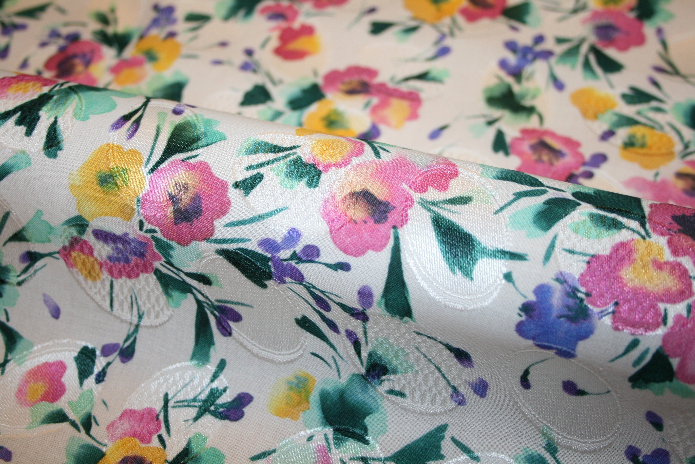 Jacquard Bellafiore – italiensk bomuldsstof
