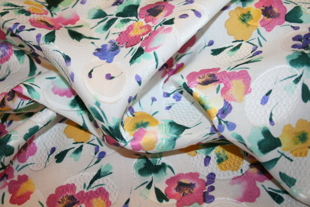 Jacquard Bellafiore – italiensk bomuldsstof